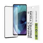 Protection d'écran Techsuit 111D Full Cover / Full Glue Glass pour Motorola Moto G51 - Black