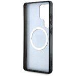 Coque Guess IML Metal Glitter 4G Circle Triangle MagSafe pour Samsung Galaxy S25 Ultra - Black – Image 6