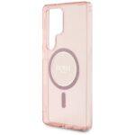 Coque Guess IML Glitter Circle MagSafe pour Samsung Galaxy S25 Ultra - Pink – Image 5