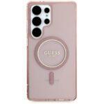 Coque Guess IML Glitter Circle MagSafe pour Samsung Galaxy S25 Ultra - Pink – Image 2