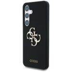 Coque Guess Silicone 4G Big Metal Logo pour Samsung Galaxy S25 Ultra - Black – Image 4