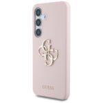 Coque Guess Silicone 4G Big Metal Logo pour Samsung Galaxy S25 - Pink – Image 3