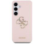 Coque Guess Silicone 4G Big Metal Logo pour Samsung Galaxy S25 - Pink – Image 6