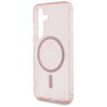 Coque Guess IML Glitter Circle MagSafe pour Samsung Galaxy S25 - Pink – Image 6