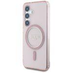 Coque Guess IML Glitter Circle MagSafe pour Samsung Galaxy S25 - Pink – Image 4