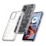 Coque Techsuit SparkleSkin Series pour Motorola Moto G34 / Moto G45 - Clear