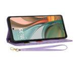 Étui portefeuille Techsuit FlipCraft pour Motorola Moto G75 - Mysterious Purple – Image 4