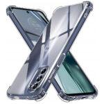 Coque Techsuit Shockproof Clear Silicone pour Motorola Moto G62 - Clear