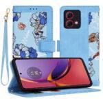 Étui portefeuille Techsuit FlipCraft pour Motorola Moto G84 - Vibrant Blue