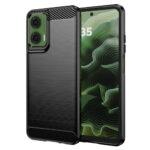 Coque Techsuit Carbon Silicone pour Motorola Moto G35 - Black