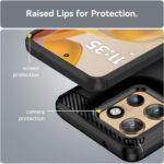 Coque Techsuit Carbon Silicone pour Motorola Edge 50 Neo / Edge 60 Neo / Motorola ThinkPhone 25 - Black – Image 2