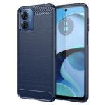 Coque Techsuit Carbon Silicone pour Motorola Moto G14 - Blue