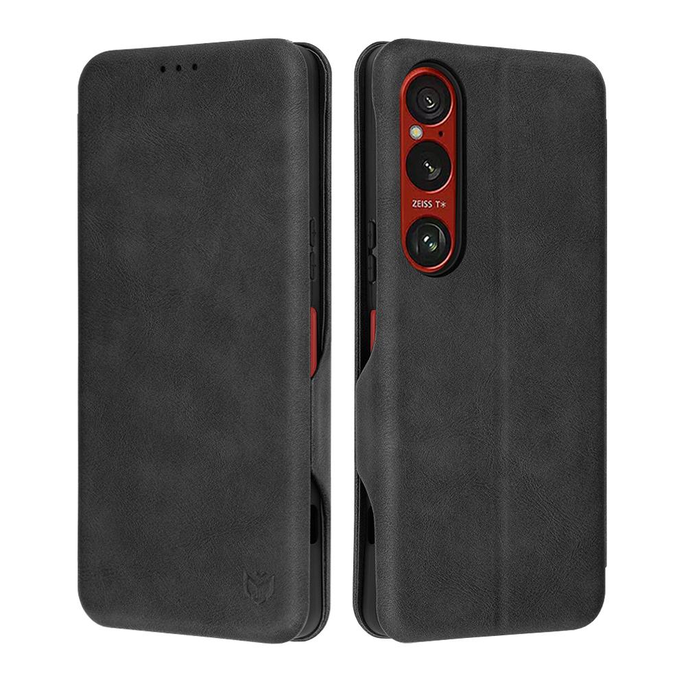 2165299 Étui portefeuille Techsuit Safe Wallet Plus pour Sony Xperia 1 VI - Black – Image 1