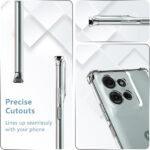 Coque Techsuit Shockproof Clear Silicone pour Motorola Moto G75 - Clear – Image 3