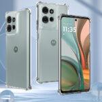 Coque Techsuit Shockproof Clear Silicone pour Motorola Moto G75 - Clear – Image 5