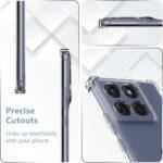 Coque Techsuit Shockproof Clear Silicone pour Motorola Edge 60 / Edge 60 Fusion - Clear – Image 4