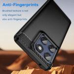 Coque Techsuit Carbon Silicone pour Motorola Edge 60 / Edge 60 Fusion - Black – Image 4