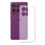 Coque Techsuit Clear Silicone pour Motorola Edge 60 Pro - Transparent