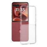 Coque Techsuit Clear Silicone pour Motorola Razr 60 Ultra - Transparent