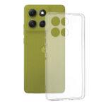 Coque Techsuit Clear Silicone pour Motorola Moto G86 - Transparent