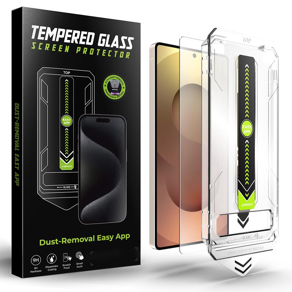 2381335 Protection d'écran Techsuit TitanGlass CrystalHD (Compatible avec le déverrouillage par empreinte digitale) pour Samsung Galaxy S25 Ultra - Clear – Image 1