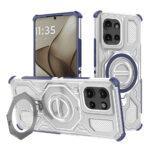 Coque Techsuit Carbon Shield PRO pour Motorola Edge 50 - Blue Transparent