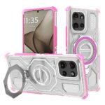 Coque Techsuit Carbon Shield PRO pour Motorola Edge 50 - Pink Transparent