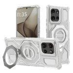 Coque Techsuit Carbon Shield PRO pour Motorola Edge 50 - White Transparent