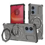 Coque Techsuit Carbon Shield PRO pour Motorola Edge 50 Fusion - Smoke Black