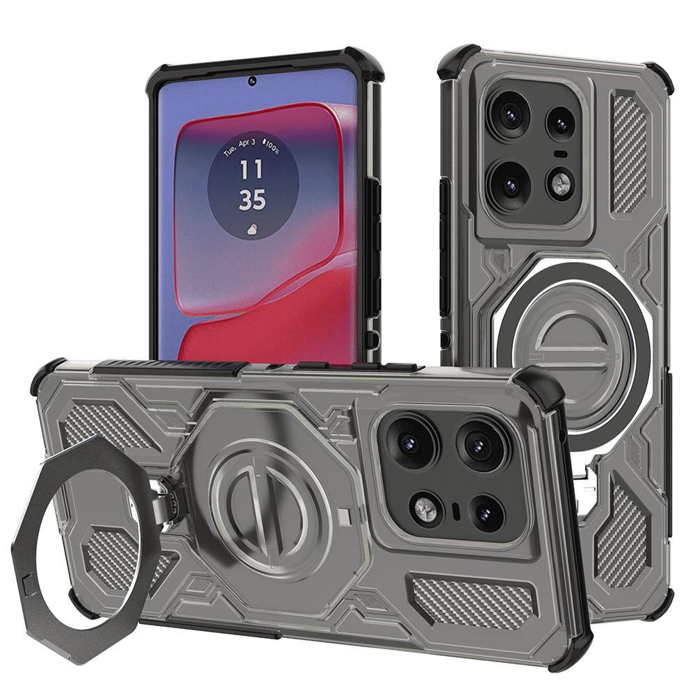 2386765 Coque Techsuit Carbon Shield PRO pour Motorola Edge 50 Pro - Smoke Black – Image 1