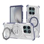 Coque Techsuit Carbon Shield PRO pour Motorola Edge 60 / Edge 60 Fusion - Blue Transparent