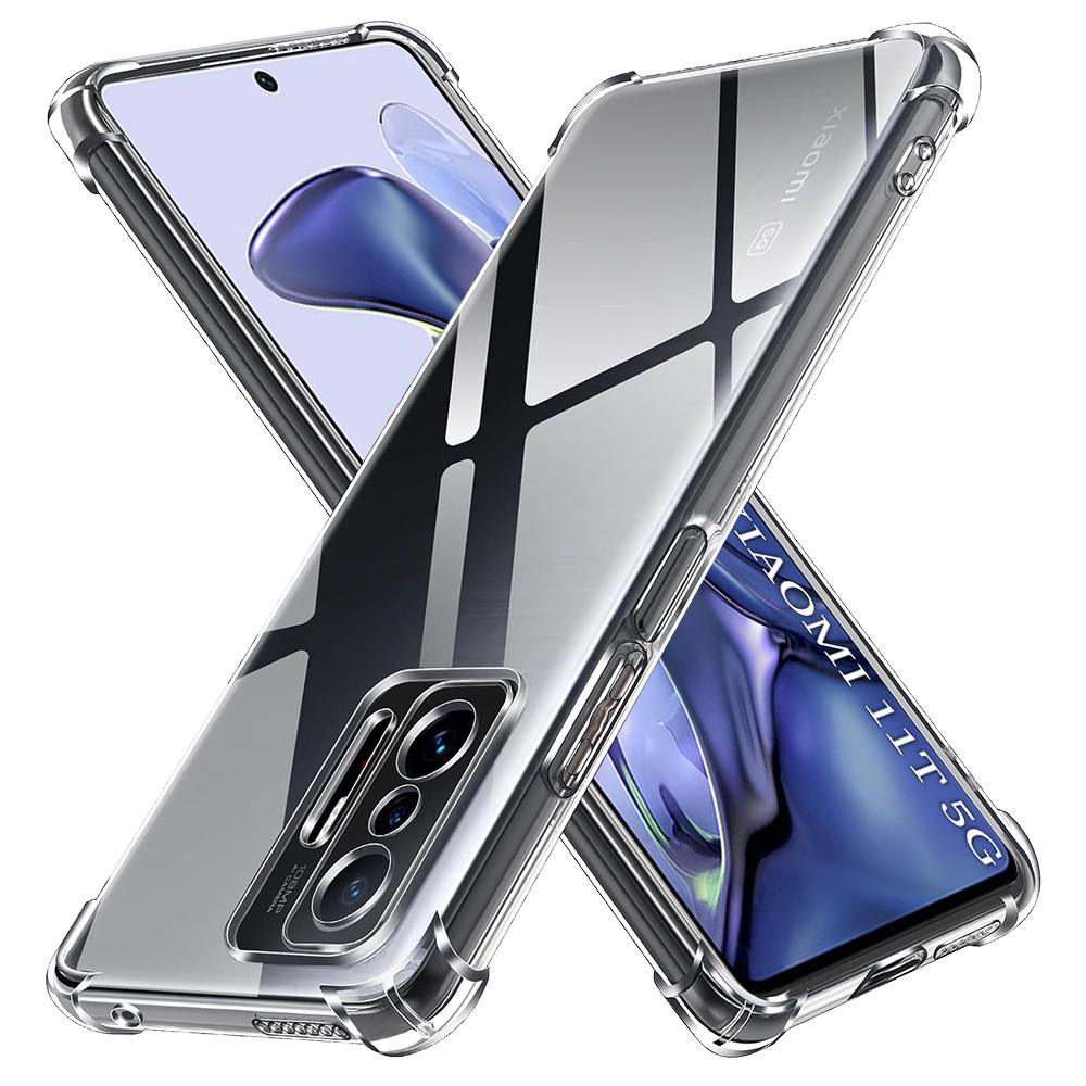 2440789 Coque Techsuit Shockproof Clear Silicone pour Xiaomi 11T / 11T Pro - Clear – Image 1