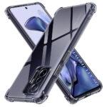 Coque Techsuit Shockproof Clear Silicone pour Xiaomi 11T / 11T Pro - Smoke Black