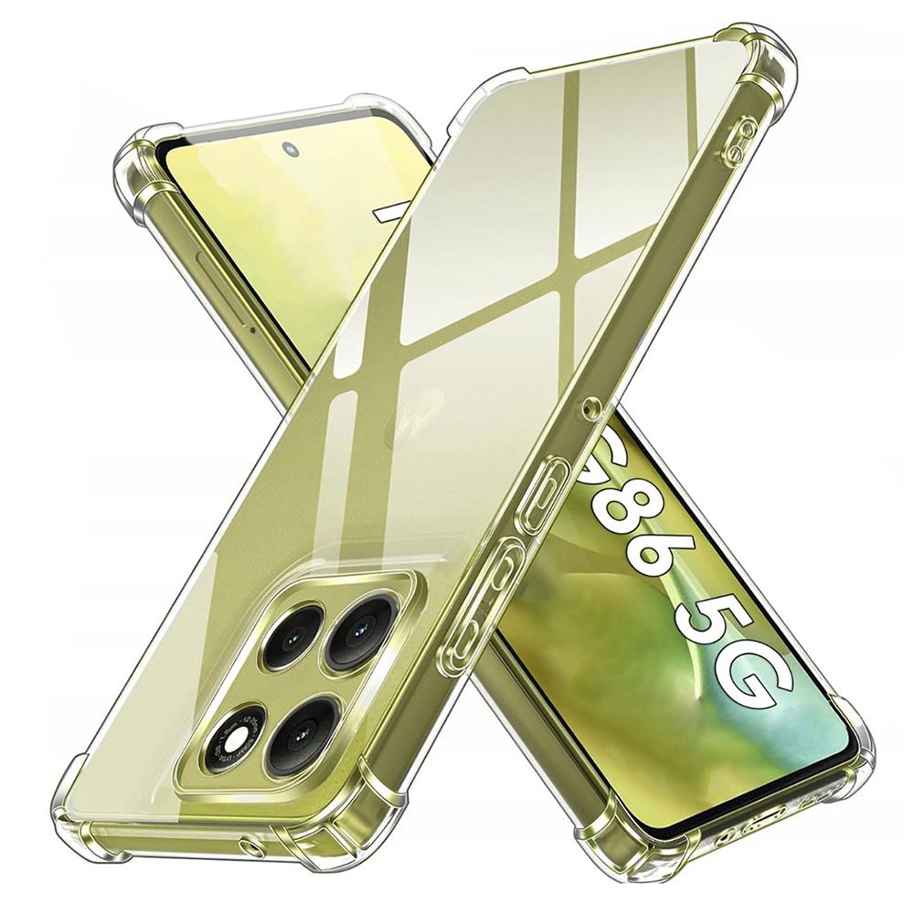 2469661 Coque Techsuit Shockproof Clear Silicone pour Motorola Moto G86 - Clear – Image 1