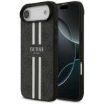 Coque Guess Hardcase 4G Printed Stripes MagSafe pour iPhone Air - Black