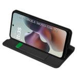 Étui portefeuille Techsuit Magskin Book pour Motorola Moto G56 - Black – Image 2