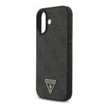 Coque Guess Hardcase 4G Triangle Logo MagSafe avec dragonne de perles pour iPhone 17 - Black – Image 6