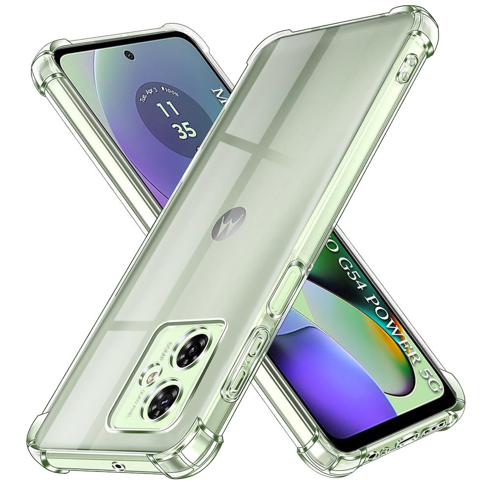2495557 Coque Techsuit Shockproof Clear Silicone pour Motorola Moto G54 Power / G64 - Clear – Image 1