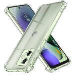 Coque Techsuit Shockproof Clear Silicone pour Motorola Moto G54 - Clear