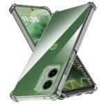 Coque Techsuit Shockproof Clear Silicone pour Motorola Moto G35 - Clear