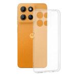 Coque Techsuit Clear Silicone pour Motorola Moto G15 / G15 Power - Transparent