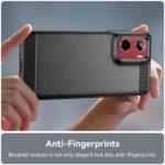 Coque Techsuit Carbon Silicone pour Motorola Moto G05 / E15 - Black – Image 4
