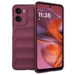 Coque Techsuit Magic Shield pour Motorola Moto G05 / E15 - Bordeaux