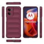 Coque Techsuit Magic Shield pour Motorola Moto G05 / E15 - Bordeaux – Image 2