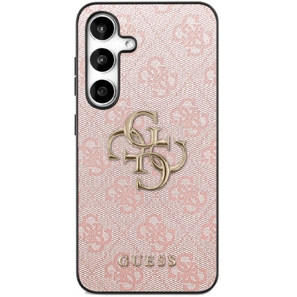 2552335 Coque Guess Leather 4G Metal Logo pour Samsung Galaxy S25 FE - Pink – Image 1