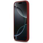 Coque Guess Silicone Script Metal Logo MagSafe pour iPhone 17 Pro - Red – Image 4