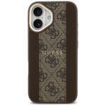 Coque Guess Hardcase 4G Stripe MagSafe pour iPhone 17 - Brown – Image 2