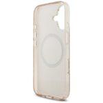 Coque Guess IML Flowers Allover Electroplated MagSafe avec dragonne de perles pour iPhone 17 - Black – Image 2