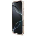 Coque Guess IML Flowers Allover Electroplated MagSafe avec dragonne de perles pour iPhone 17 - Black – Image 5