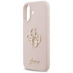 Coque Guess Silicone Big 4G Script pour iPhone 17 - Light Pink – Image 3